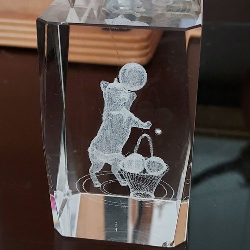Decorative crystal pieces like new, set of 3