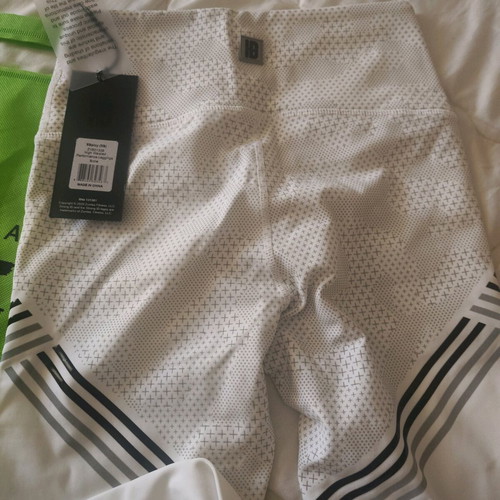 Zumba wear white leggings tight new, size S