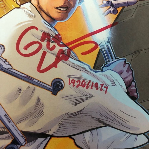 Star Wars 1 DF Excl Greg Land Signed Limited Variant Cover mint