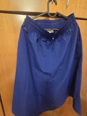 Lacoste skirt new, blue, elastic waist with pockets