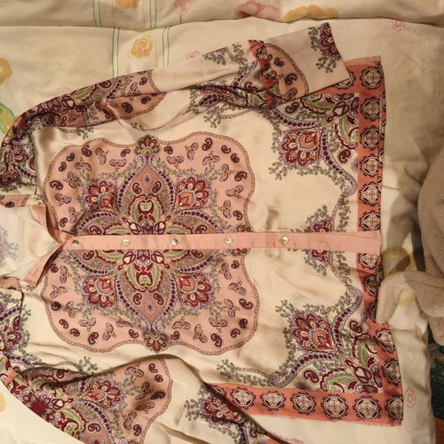 Zara multicolor long-sleeve shirt like new, XS
