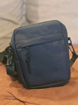 Men's shoulder bag nylon cordura black