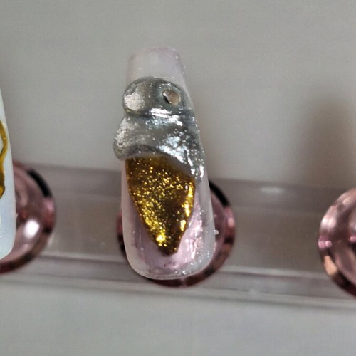 Press on nails handmade new, with glue