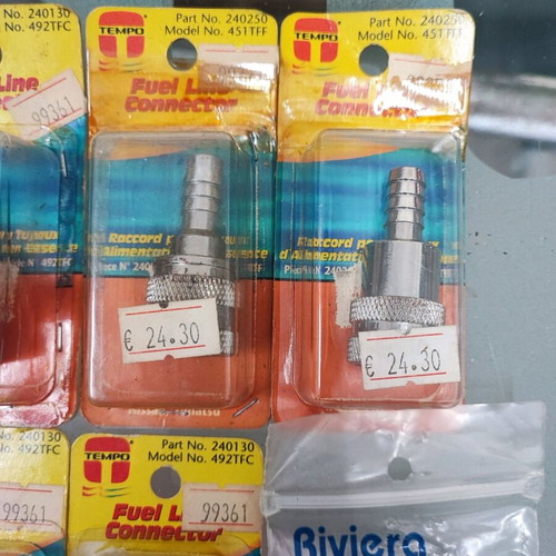 Tempo fuel connectors pack of 8 pieces new