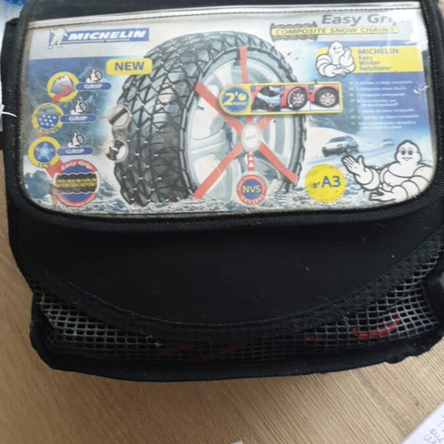 Michelin Easy Grip snow chains like new for 165/70/13 tires