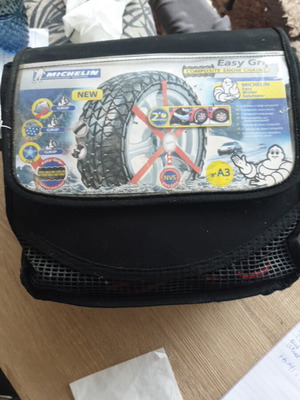 Michelin Easy Grip snow chains like new for 165/70/13 tires