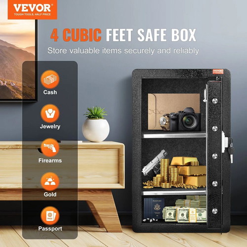 Vevor Safe 113 Liters with Digital Lock and Fingerprint