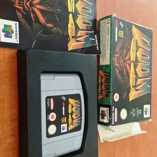 Nintendo 64 Doom 64 like new PAL edition with manual