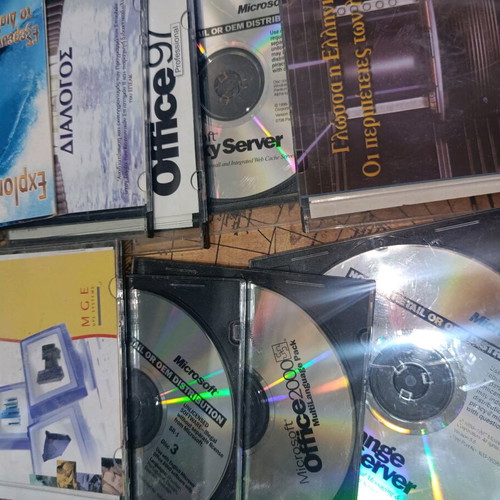 Case with various PC games and demos used