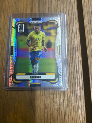 2026 Panini Prizm FIFA World Cup Silver Hyper Prizm Raphinha #85 Brazil card new