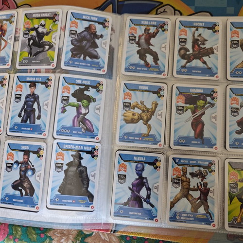 Marvel Mission Arena Album with 193 Cards like new