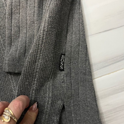 Hugo Boss men's sweater like new, gray and black, size L