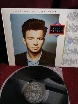 Rick Astley Hold Me In Your Arms record new, pop