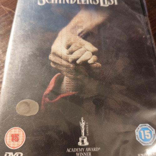 Schindler's List DVD used, drama, English subtitles