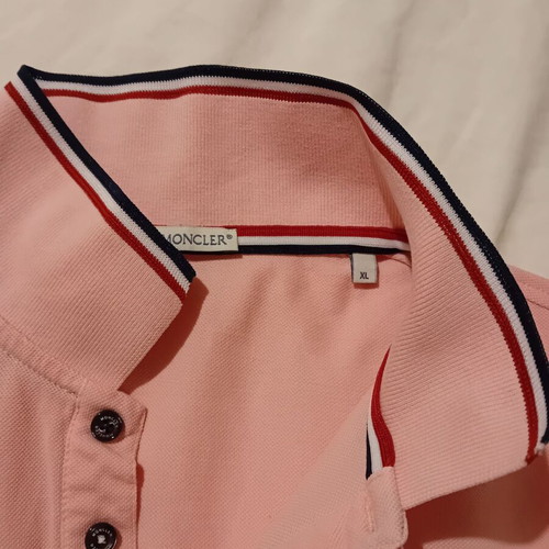 Moncler polo shirt XL pink like new