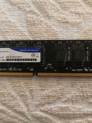 Ram 4GB DDR3 DIMM like new, 1600MHz for desktop computers