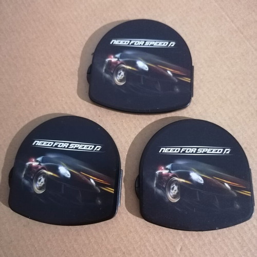 PSP game cases used, pack of 3, Need for Speed theme