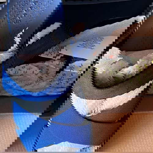 Сандали crocs 7/37-38 в син цвят, нови с кутия, сандали чехли