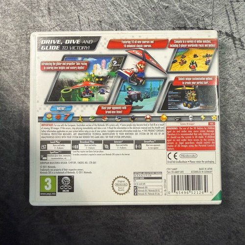 Nintendo 3DS Mario Kart 7 Original Case used without game