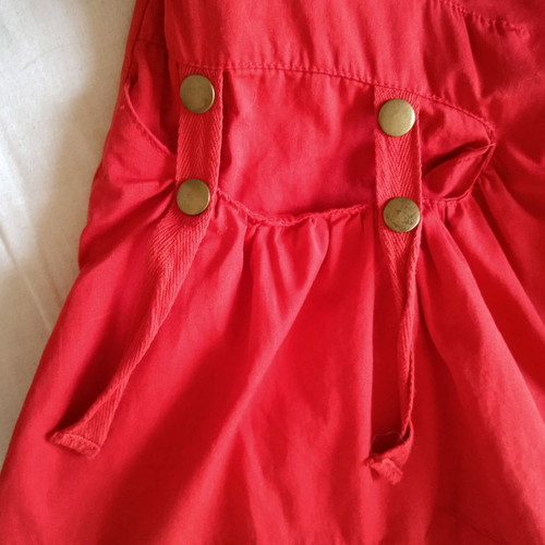 Vintage red halter mini dress Just In size M like new