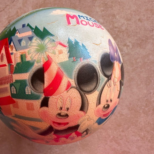 Ball used with Mickey Mouse design