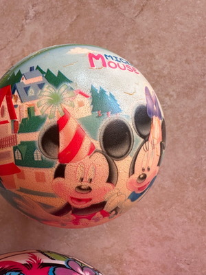 Ball used with Mickey Mouse design