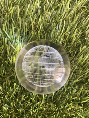 Glass globe in excellent condition
