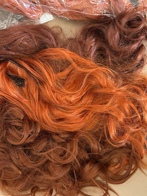 Hair extensions fake like new sold together