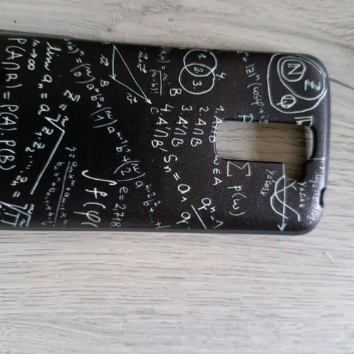 Phone case like new with math design