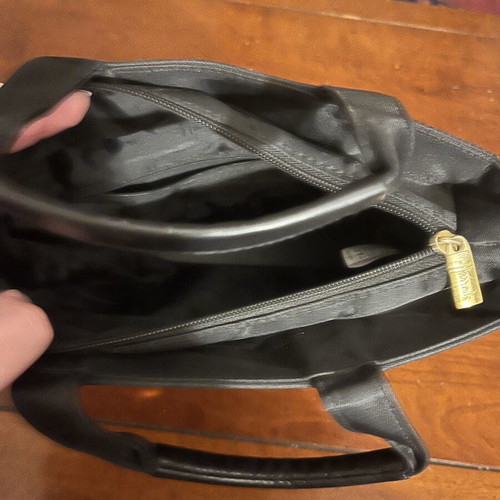 Harrods handbag like new, black, handheld