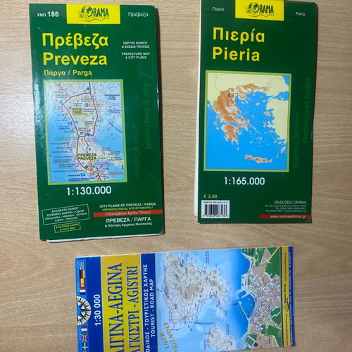 Various maps used, in good condition