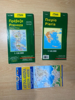 Various maps used, in good condition