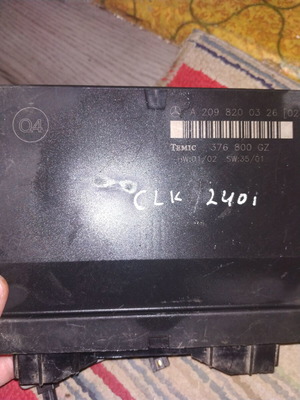 Door module A 209 820 03 26 Mercedes CLK C 209 used