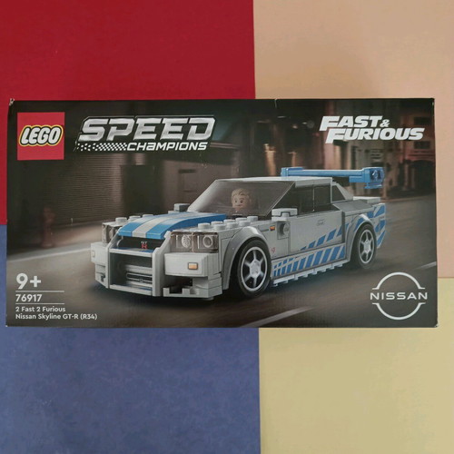 Lego Fast and Furious Skyline Set 76917 New, Speed Champions Nissan GT-R