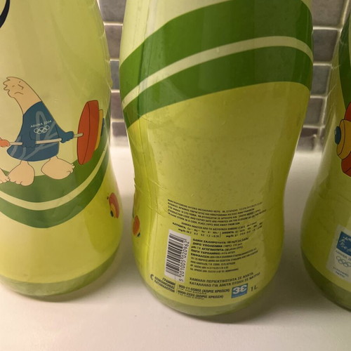Aura Collectible Water Bottles Olympic Games Set of 3 Like New 1L