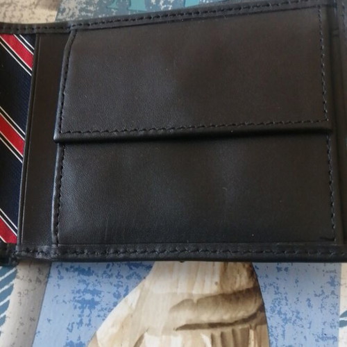 Δερμάτινο αντρικό πορτοφόλι Tommy Hilfiger καινούργιο, μαύρο