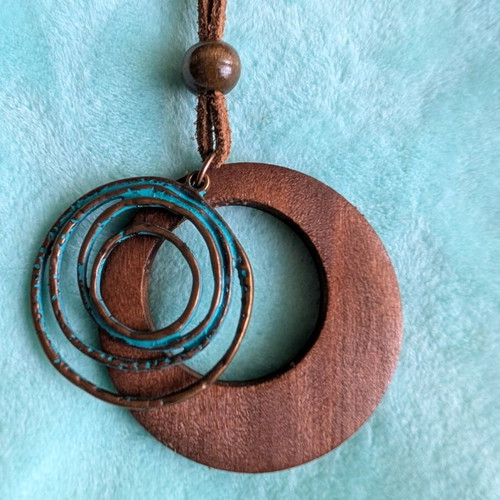 Jewelry set like new, boho style