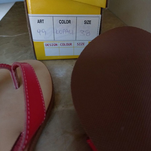 Women's summer shoes size 37 coral new