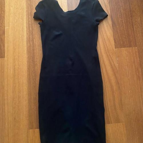 Armani mid-length dress used, black, size XS