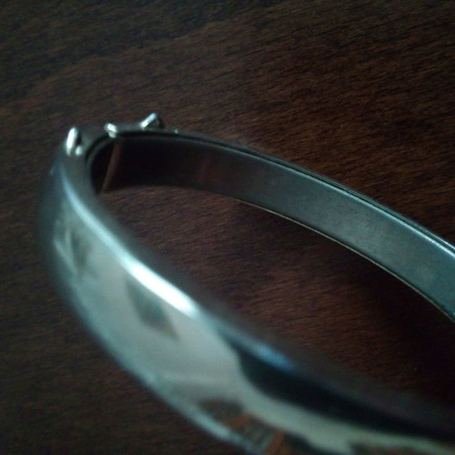 Vintage bronze cuff bracelet used