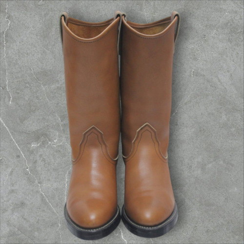 Wissota Trader Pecos boots like new, cowhide leather, brown, size 38