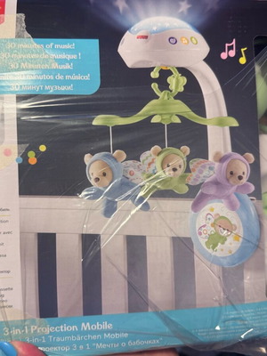 Fisher-Price Butterfly Dreams 3-σε-1 κινητό προβολής σαν καινούργιο