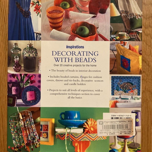 Decorating with Beads book like new