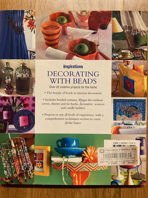 Decorating with Beads book like new