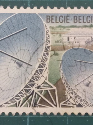 Belgium 1971 stamp like new, international télécommunication day