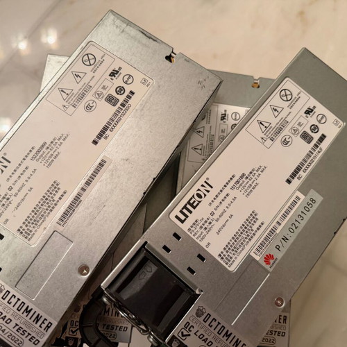 Server power supply 4 x 750W used, 3000W platinum PSU with cables