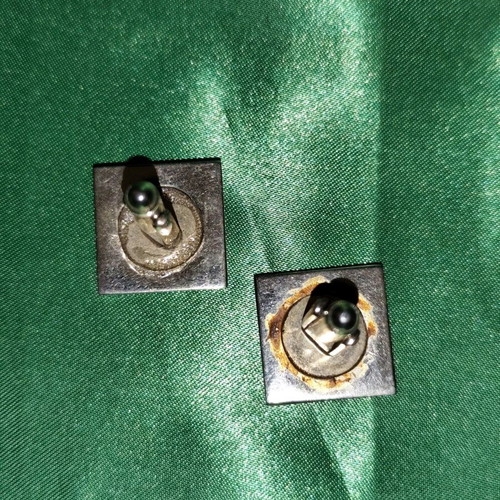 Vintage cufflinks with meander used