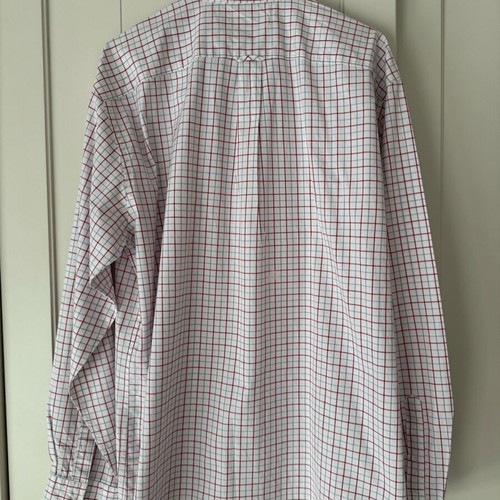 Nautica checked shirt like new, size L, white