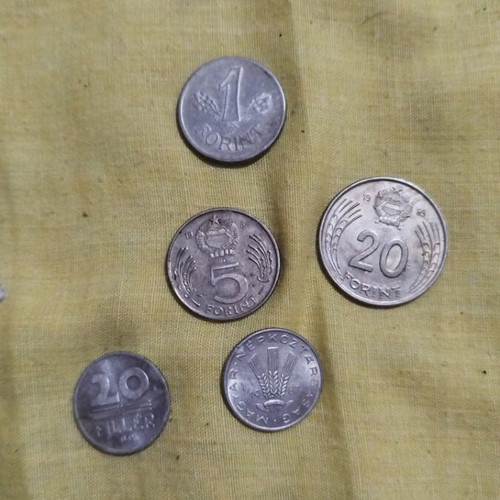 Hungarian coins used for collectors