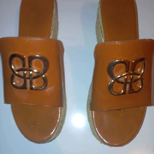 Friends wedge sandals used size 38 brown